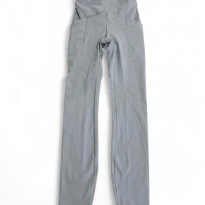Lululemon Power Thru High-Rise Leggings 25” Gray Size 2 Athletic Athleisure